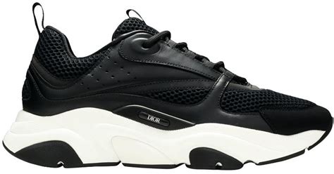 dior b22 sneakers black and white|More.